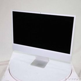 〔中古〕Apple(アップル) iMac 24-inch Mid-2021 MGPC3J／A Apple M1 8コアCPU_8コアGPU 8GB SSD256GB シルバー 〔15.7 Sequoia〕〔198-ud〕