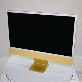 〔中古〕Apple(アップル) iMac 24-inch Mid-2021 Z12S0005V Apple M1 8コアCPU_8コアGPU 8GB SSD256GB イエロー 〔26.3 Tahoe〕〔258-ud〕