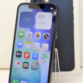 白ロム au SIMフリー Apple iPhone13 mini 128GB iOS26.4.1 Midnight MLJC3J/A 初期化済【中古】