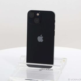 (中古)Apple iPhone13 mini 128GB ミッドナイト MLJC3J/A SIMフリー(377-ud)