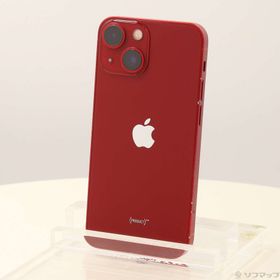 (中古)Apple iPhone13 mini 128GB プロダクトレッド MLJG3J/A SIMフリー(258-ud)