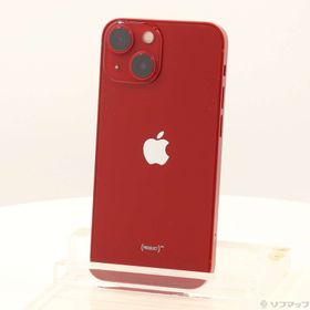 (中古)Apple iPhone13 mini 128GB プロダクトレッド MLJG3J/A SIMフリー(348-ud)