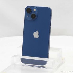 (中古)Apple iPhone13 mini 128GB ブルー MLJH3J/A SIMフリー(368-ud)