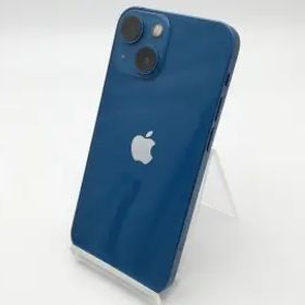 【中古】Apple 楽天モバイル 【SIMフリー】 iPhone 13 mini 128GB ブルー MLJH3J/A【鹿児島中町】保証期間１ヶ月【ランクB】
