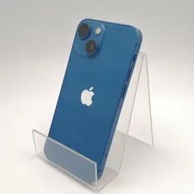 【中古】Apple docomo 【SIMフリー】 iPhone 13 mini 128GB ブルー MLJH3J/A【ECセンター】保証期間１ヶ月【ランクB】