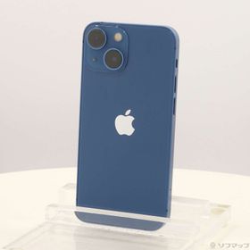 (中古)Apple iPhone13 mini 128GB ブルー MLJH3J/A SIMフリー(305-ud)