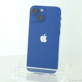 (中古)Apple iPhone13 mini 128GB ブルー MLJH3J/A SIMフリー(198-ud)