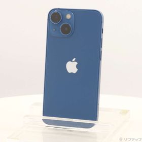 (中古)Apple iPhone13 mini 128GB ブルー MLJH3J/A SIMフリー(262-ud)