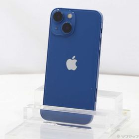 (中古)Apple iPhone13 mini 128GB ブルー MLJH3J/A SIMフリー(371-ud)