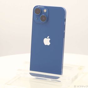 (中古)Apple iPhone13 mini 128GB ブルー MLJH3J/A SIMフリー(377-ud)