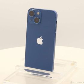 (中古)Apple iPhone13 mini 128GB ブルー MLJH3J/A SIMフリー(305-ud)