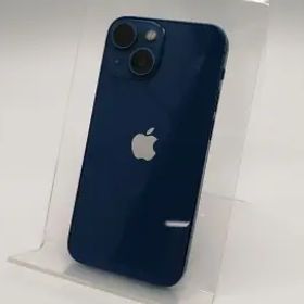 【中古】【赤ロム保証あり】Apple au 【SIMフリー】 iPhone 13 mini 128GB ブルー MLJH3J/A【大阪本店】保証期間１ヶ月【ランクC】
