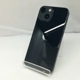 【中古】Apple au 【SIMフリー】 iPhone 13 mini 128GB ブルー MLJH3J/A【札幌】保証期間１ヶ月【ランクB】