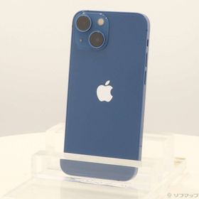(中古)Apple iPhone13 mini 128GB ブルー MLJH3J/A SIMフリー(297-ud)
