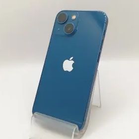 【中古】Apple docomo 【SIMフリー】 iPhone 13 mini 128GB ブルー MLJH3J/A【戸塚】保証期間１ヶ月【ランクC】