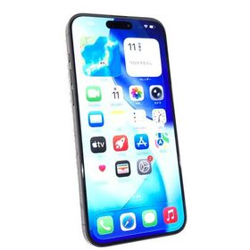 中古 Apple iPhone15 Pro Max 256GB ブラックチタニウム MU6P3J／A SIMフリー ネットワーク利用制限▲判定 ※赤ロム保証あります