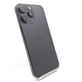 【全額返金保証】【最速発送】 iPhone 15 Pro Max 256GB ブラックチタニウム au SIMフリー 美品 動作確認済 84%
