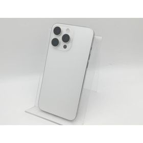 【中古】Apple 国内版 【SIMフリー】 iPhone 15 Pro Max 256GB ホワイトチタニウム MU6Q3J/A【中野】保証期間１ヶ月【ランクB】