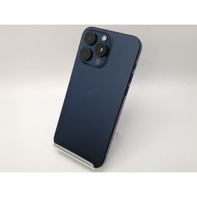 【中古】Apple docomo 【SIMフリー】 iPhone 15 Pro Max 512GB ブルーチタニウム MU6X3J/A【三宮センター】保証期間１ヶ月【ランクB】