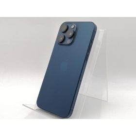 【中古】Apple 国内版 【SIMフリー】 iPhone 15 Pro Max 256GB ブルーチタニウム MU6T3J/A【ECセンター】保証期間１ヶ月【ランクA】