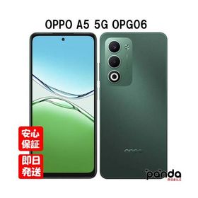 【土日、祝日発送】訳あり 新品未開封品【Nランク】au/UQmobile版SIMフリー OPPO A5 5G OPG06 グリーン 4941787149543 ※外箱痛み