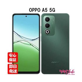 【土日、祝日発送】新品未開封品【Nランク】国内版版SIMフリー OPPO A5 5G CPH2735 グリーン 4580038872504