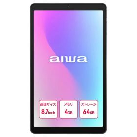 AIWA JA5-TBA0804 ダークグレー tab AS8L-2 [タブレットPC 8.7型 / Android / SIMフリー] xp10n