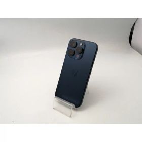 【中古】Apple docomo 【SIMフリー】 iPhone 15 Pro 256GB ブルーチタニウム MTUG3J/A【大阪堂島】保証期間1ヶ月【ランクC】