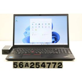 ノートパソコン Lenovo ThinkPad E15 Gen2 Core i5 1135G7 2.4GHz/8GB/256GB(SSD)/15.6W/FHD(1920x1080)/Win11 外装ヒビあり