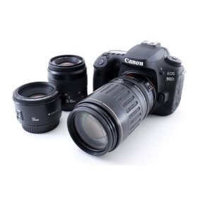 Canon EOS 90D トリプルレンズセット 美品 SDカード付 動作確認済み 1ヶ月保証付 高性能
