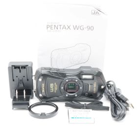 ■美品■ PENTAX（ペンタックス） WG-90 ブラック 防水耐衝撃 コンパクトデジタルカメラ