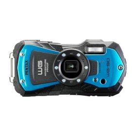 【中古】PENTAX WG-90 ブルー 本格防水デジタルカメラ 14m防水 (連続2時間) 1.6m耐衝撃 防塵 -10℃耐寒 アウトドアで活躍するタフネスボディ CALSモード搭載で 現場記録など幅広いビジネスシーン