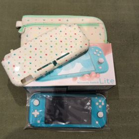 Nintendo Switch Lite ターコイズ カバー&ケース付き あつ森