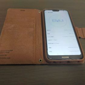 HUAWEI P20 lite SIMフリー ブラック黒 画面割れ ジャンク本体