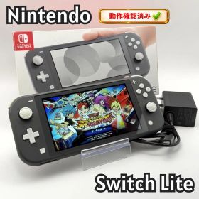 【動作確認済み】Nintendo Switch Lite グレー 箱付き