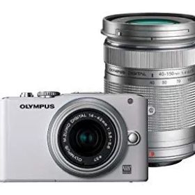 【中古】OLYMPUS ミラーレス一眼 PEN Lite E-PL3 ダブルズームキット ホワイト E-PL3 DZKIT WHT g6bh9ry