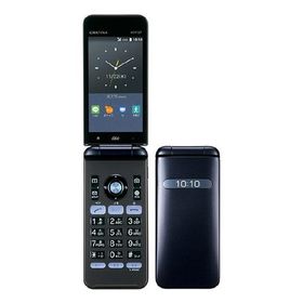 SIMロック解除済み 京セラ KYOCERA au エーユー ガラケー GRATINA 4G KYF37 ブラック 白ロム SIMフリー シムフリー