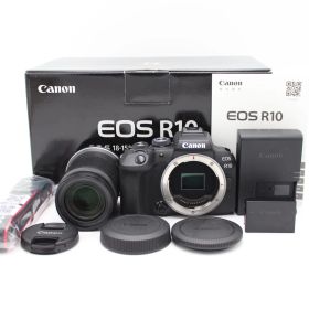 ショット数2000回以下！■美品■ CANON ミラーレス一眼カメラ EOS R10 レンズキット(RF-S18-150) ブラック ♯12318