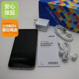 新品同様 ZenFone Live (L1) ゴールド スマホ 本体 白ロム 土日祝発送OK 06000