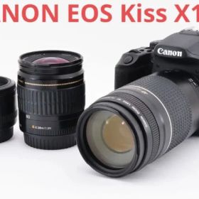 Canon EOS Kiss X10i標準&望遠&単焦点トリプルレンズセット