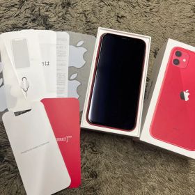 iPhone11 128GB レッド SIMフリー 本体 外箱あり