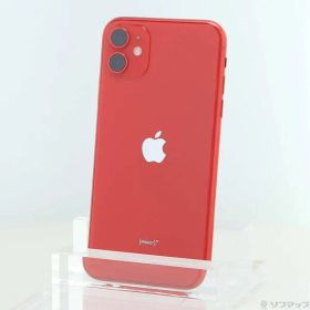 ソフマップ 〔中古品〕 iPhone11 64GB プロダクトレッド MWLV2J／A SIMフリー【262】