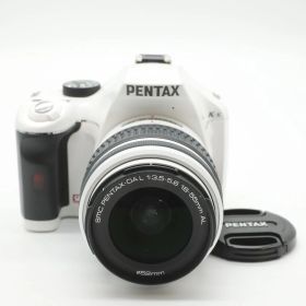 ■美品■ PENTAX デジタル一眼レフカメラ K-x ダブルズームキットホワイト