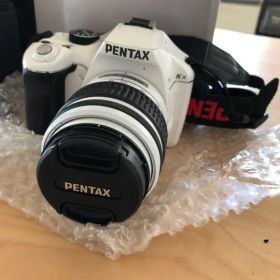 【パンダカラー】PENTAXペンタックス白黒K-x レトロ ダブルズームキット