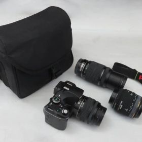 美品【5点セット】PENTAXデジタル一眼レフカメラK-x・レンズ２つ・他