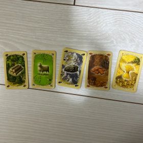カタン Catan スタンダード版 資源カード各1枚 計5枚 パーツバラ売り