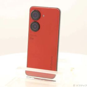 ソフマップ 〔中古品〕 Zenfone 9 128GB サンセットレッド ZF9-RD8S128 SIMフリー【258】