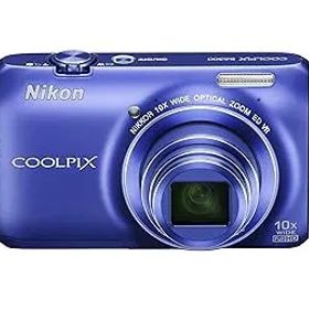 【中古】(非常に良い)Nikon デジタルカメラ COOLPIX (クールピクス) S6300 スタイリッシュブルー S6300BL