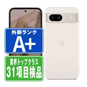 SIMフリー au Google Pixel 8a Porcelain スマホ 本体 android 中古 送料無料 保証あり gp8aapo9mtm