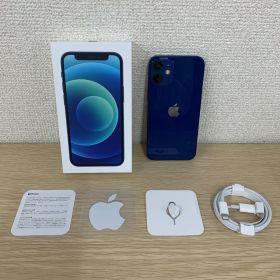 ＃【初期化通電動作確認済】Apple iPhone12 mini ブルー 青 ネイビー 128GB 箱付き【スマホ、パソコン1】【18】